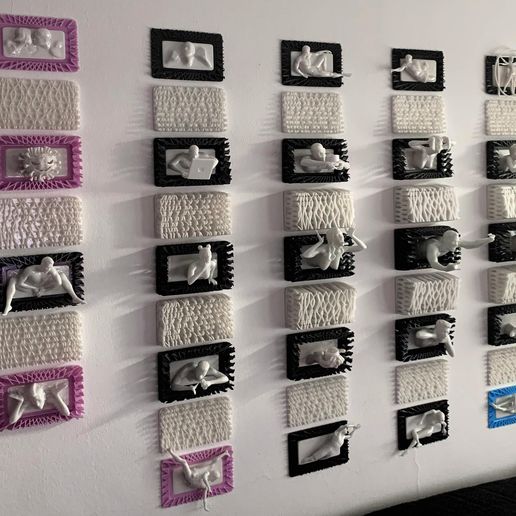 wall panel - lockdown covid 19 corona virus lockdown ausgangssperre wall panel art decoration home 3D print model - Mito3D