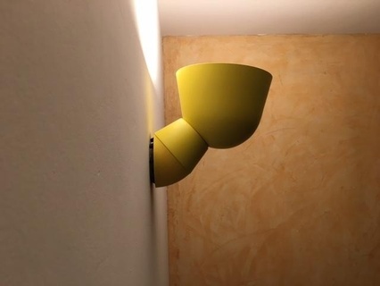 wall pedestal lamp - socle mural lampe ikea ps2017 mur orientation household supplies 3d print model - Mito3D