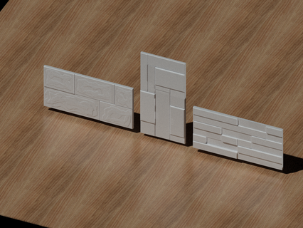 parede recuperando revestimento 3d print model - Mito3D
