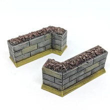 wall section gloomhaven game 28mm toy accessories 3d print model - Mito3D