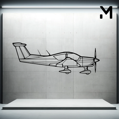 duvar siluet a185f gökyüzü vagonu sanat 2d 3d havacılık uçak dekor dekorasyon dekoratif tasarım ev model yeniden boyutlandırılabilir 3d print model - Mito3D