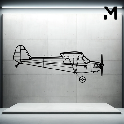 mur silhouette a330 200 art 2d 3d aérospatial avion décor décoration décoratif conception accueil maison modèle redimensionnable 3d print model - Mito3D
