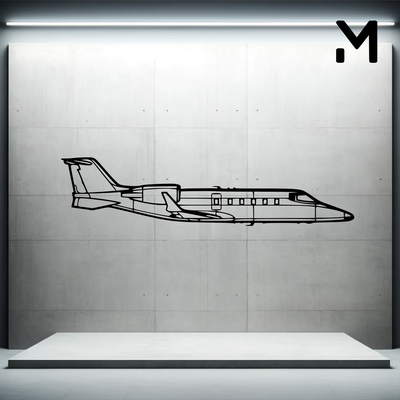 wall silhouette ac 130u art 2d 3d aerospace airplane decor decoration decorative design home model resizable 3d print model - Mito3D
