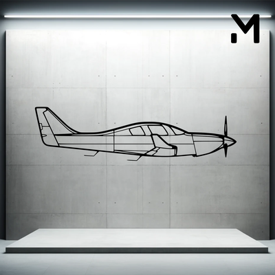 wall silhouette alpha jet art 2d 3d aerospace airplane decor decoration decorative design home model resizable 3d print model - Mito3D