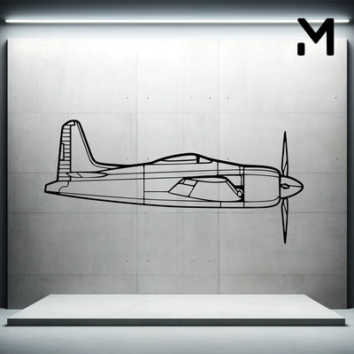 duvar siluet as sa 202 bravo sanat 2d 3d havacılık uçak dekor dekorasyon dekoratif tasarım ev model yeniden boyutlandırılabilir 3d print model - Mito3D