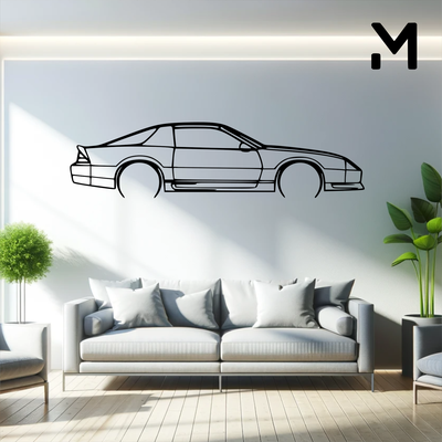 pared silueta chevrolet camaro rs 1992 arte 2d 3d automotor coche vehiculo decoración decorativo diseño hogar casa modelo redimensionable 3d print model - Mito3D