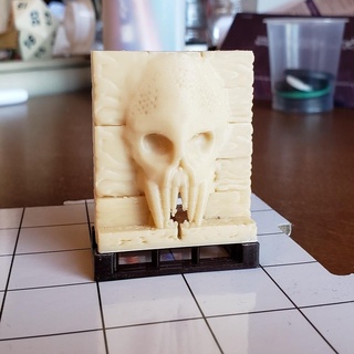 wall skull crawlway dnd openforge openlock toa tomb annihilation toy game accessories 3d print model - Mito3D