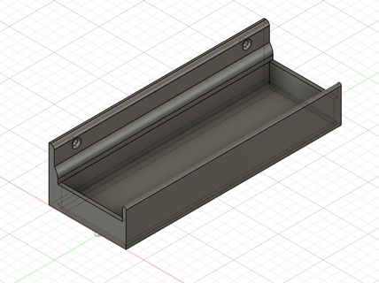wall storage rack 3d 3d print model - Mito3D