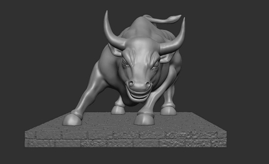 wall street bull toro 3d print model - Mito3D
