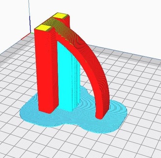 parete supporto appendere 3d print model - Mito3D