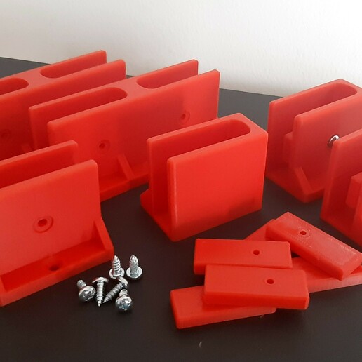 parete supporto ikea mala 3D print model - Mito3D