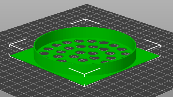 wall vent ventilation grille grid 3d print model - Mito3D