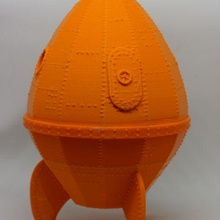 Wallace gromit foguete caixa gadget 3d print model - Mito3D