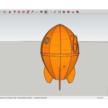 wallace s rocketship divers 3d print model - Mito3D