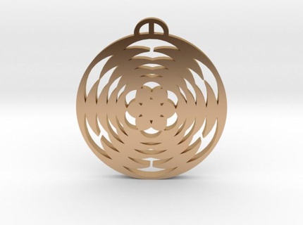 wallerfangen-saarland crop circle pendant harvest 3d print model - Mito3D