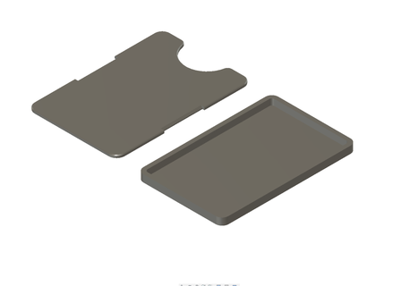 wallet 3d print model - Mito3D