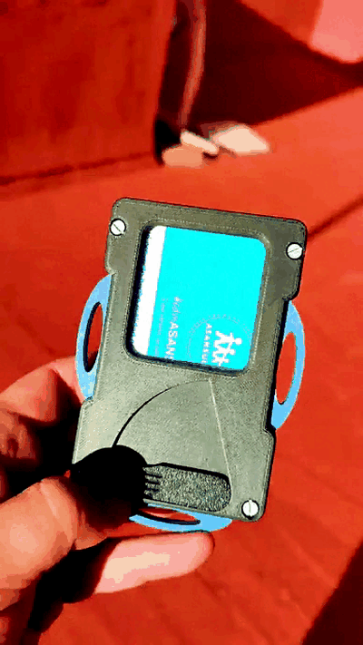 cüzdan kart kulp destek belgeler moda portföy kartları organizatör güzel kaplinler sırt çantası dokümantasyon kayıt etmek açık arka 3d print model - Mito3D