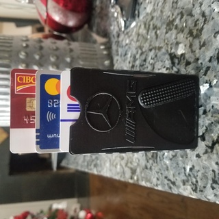 wallet card mercedes benz amg 3d print model - Mito3D