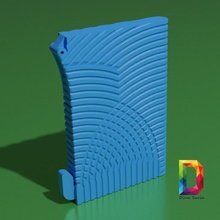 carteira de cartão clip dinheiro gadget a arte titular do o design smart slim 3d print model - Mito3D