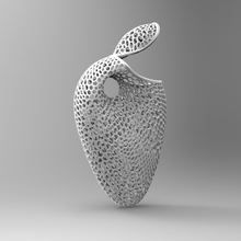 wallet clutch bag pocket voronoi 2 fashion portfolio sculpture art deco sculpt design texture pattern parametric architecture 3d print model - Mito3D