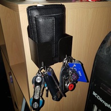 wallet key holder home money keys organiser 3d print model - Mito3D