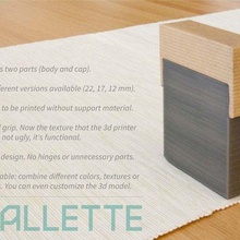 wallete simples carteira moda Bolsa cigarro Wallett acessórios 3d print model - Mito3D