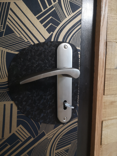 Hintergrund Schutz Tür Papier gemalt Reibung 3d print model - Mito3D