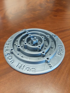 paredes ataque titán aot 3d print model - Mito3D