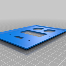 wally 3 gang duplex bascule basculer personnalisé Ménage 3d print model - Mito3D
