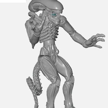 walmart alien figure 3d print model - Mito3D