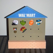 walmart associate appreciation pin display home organization tack hat rack 3d print model - Mito3D