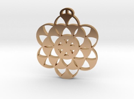 Walmsgate lincolnshire surgir cercle pendentif récolte 3d print model - Mito3D