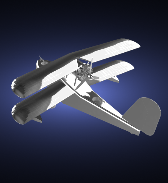 Walross Supermarine Flugzeug amphibisch Doppeldecker Krieg Militär Armee Welt 2 3D print model - Mito3D