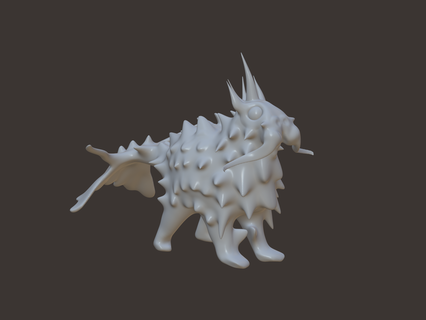 morse Roi animal sculpter art 3d print model - Mito3D