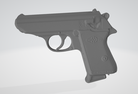 walter ppk glock Kydex mofo arma fogo 3d print model - Mito3D