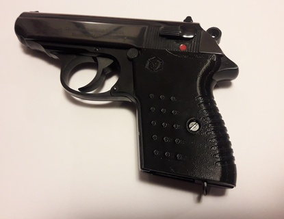 Walther ppk apertos arma fogo pistola firmeza lidar acessórios 3d print model - Mito3D