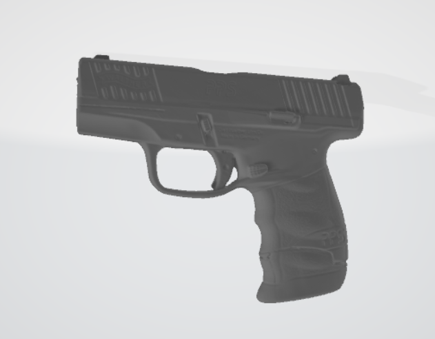 walther pps m2 gun mold kydex 3D print model - Mito3D