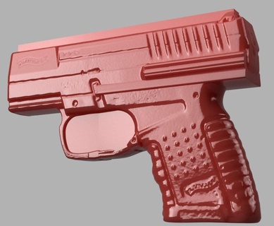 walther pps pistola molde escanear modelo arma formación Kydex funda táctico disparar real Talla fuego 1 3d bricolaje diy 3d print model - Mito3D