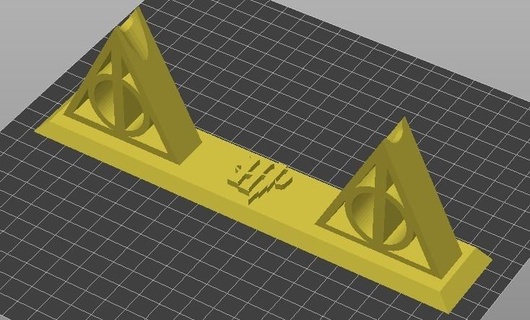 Zauberstab Stand Halter Unterstützung Base 3d print model - Mito3D