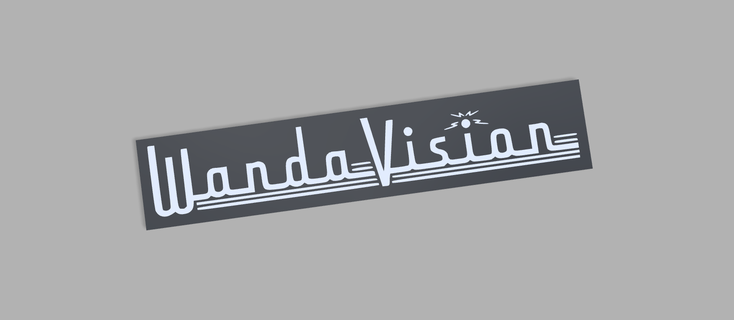wandavision Wanda Vision Wunder 3d print model - Mito3D