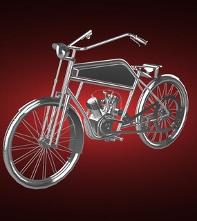 avare v twin 4ps 1914 504cc motosiklet bisiklet motor two wheeled araç bisikletçi spor moto üst hız turbo Roadster helikopter 3d print model - Mito3D