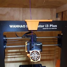 wanhao duplicator i3 plus slotted filament guide tool 3d printer accessories 3d print model - Mito3D