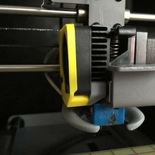 wanhao i3+ fã espaçador ferramenta Impressora 3d acessórios i3 plus dissipador de calor 3d print model - Mito3D