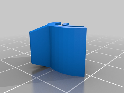 wanhao i3 filamento guía rail bloquear 3d impresora accesorios 3d print model - Mito3D
