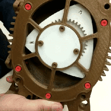 wankel motor rotativo 3d print model - Mito3D