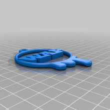 wap keyring keychain accessories 3d print model - Mito3D