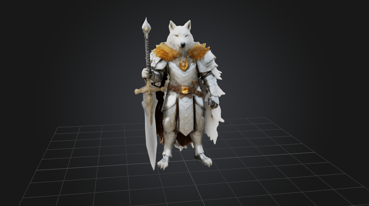 war-wolf game 3D print model - Mito3D