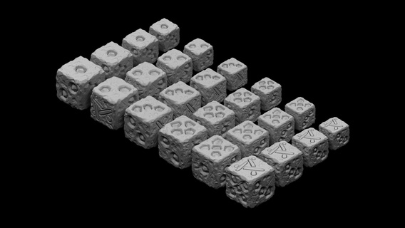 war hammer age sig mar - skav dice set 42k tabletop wargame game d&d cube box xbox rat 3d print model - Mito3D