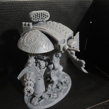 guerra cavaleiro Marte 28mm Tamanho jogos encouraçado contempnor ik imperial mech Guerreiro 3d print model - Mito3D