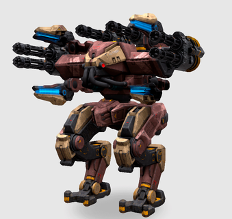war robots ares 3d print model - Mito3D